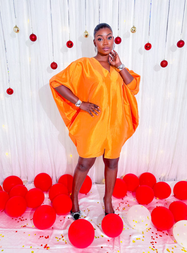 Ego Mini Boubou In Orange - Image 2