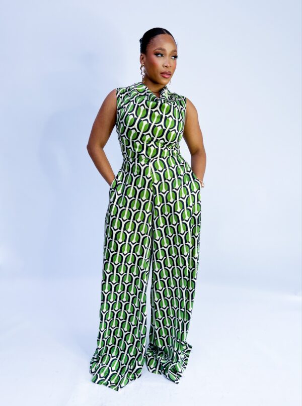 Esme Jumpsuit In Green - Image 3