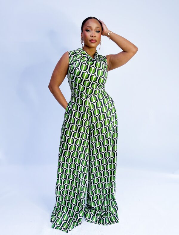 Esme Jumpsuit In Green - Image 4