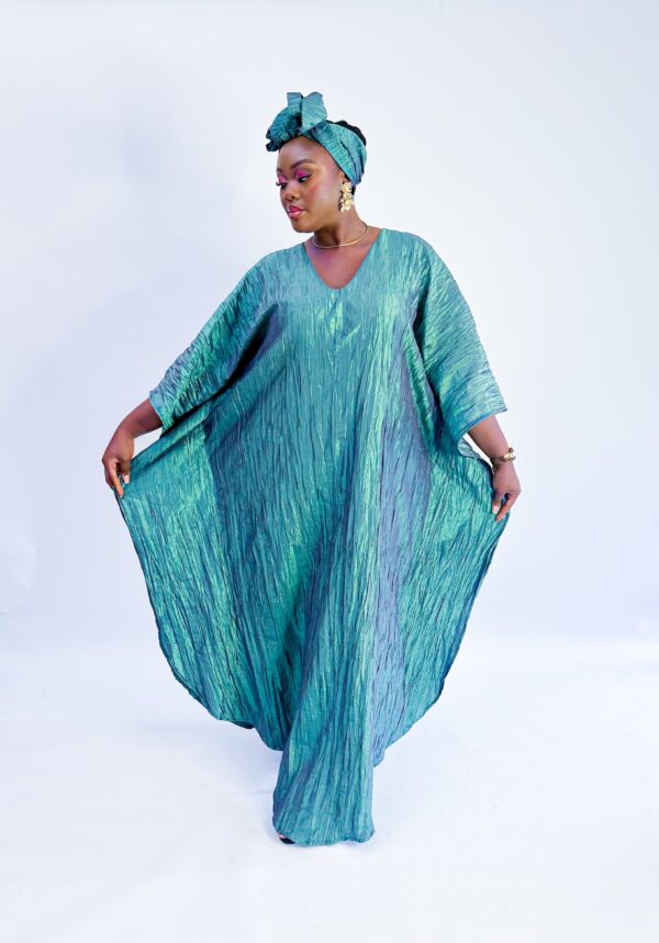 Arewa Kaftan In Green - Image 4