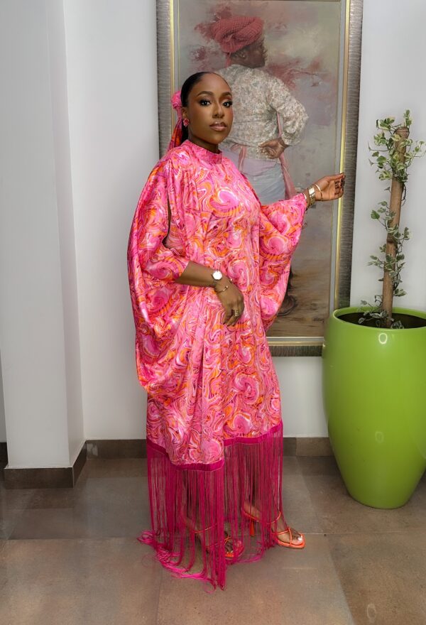 Vashti Dress In Pink - Image 4