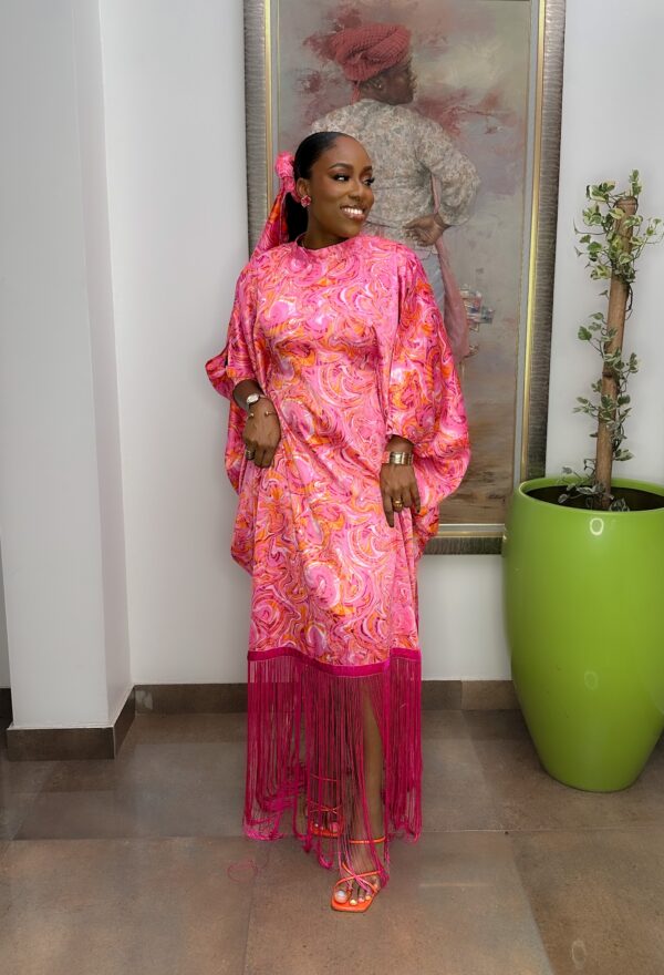 Vashti Dress In Pink - Image 3