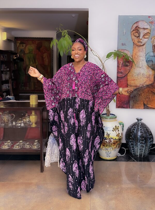 Sagoe Kaftan In Pink - Image 4