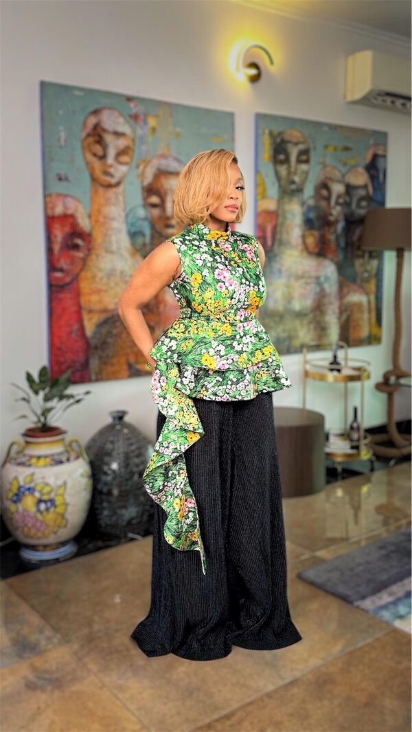 Soso Pant Set In Green - Image 3