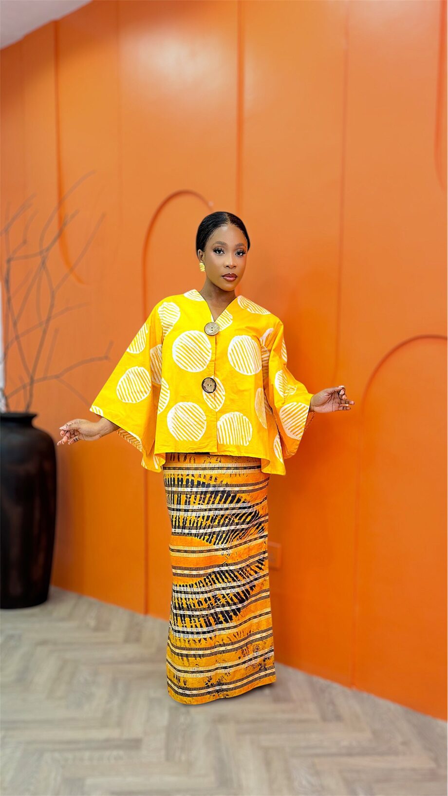 Olena Set In Golden Yellow