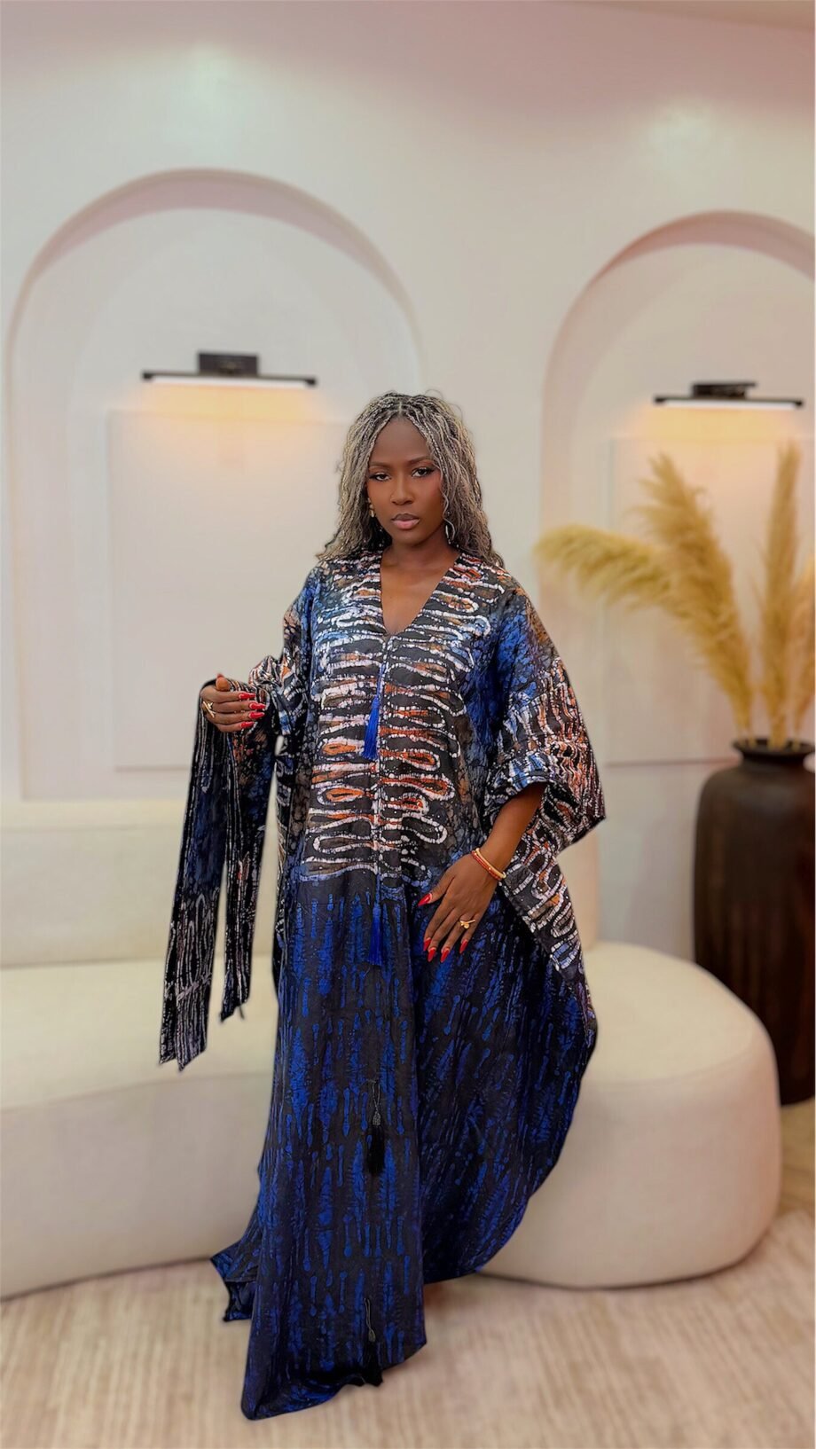 Sagoe Kaftan In Blue