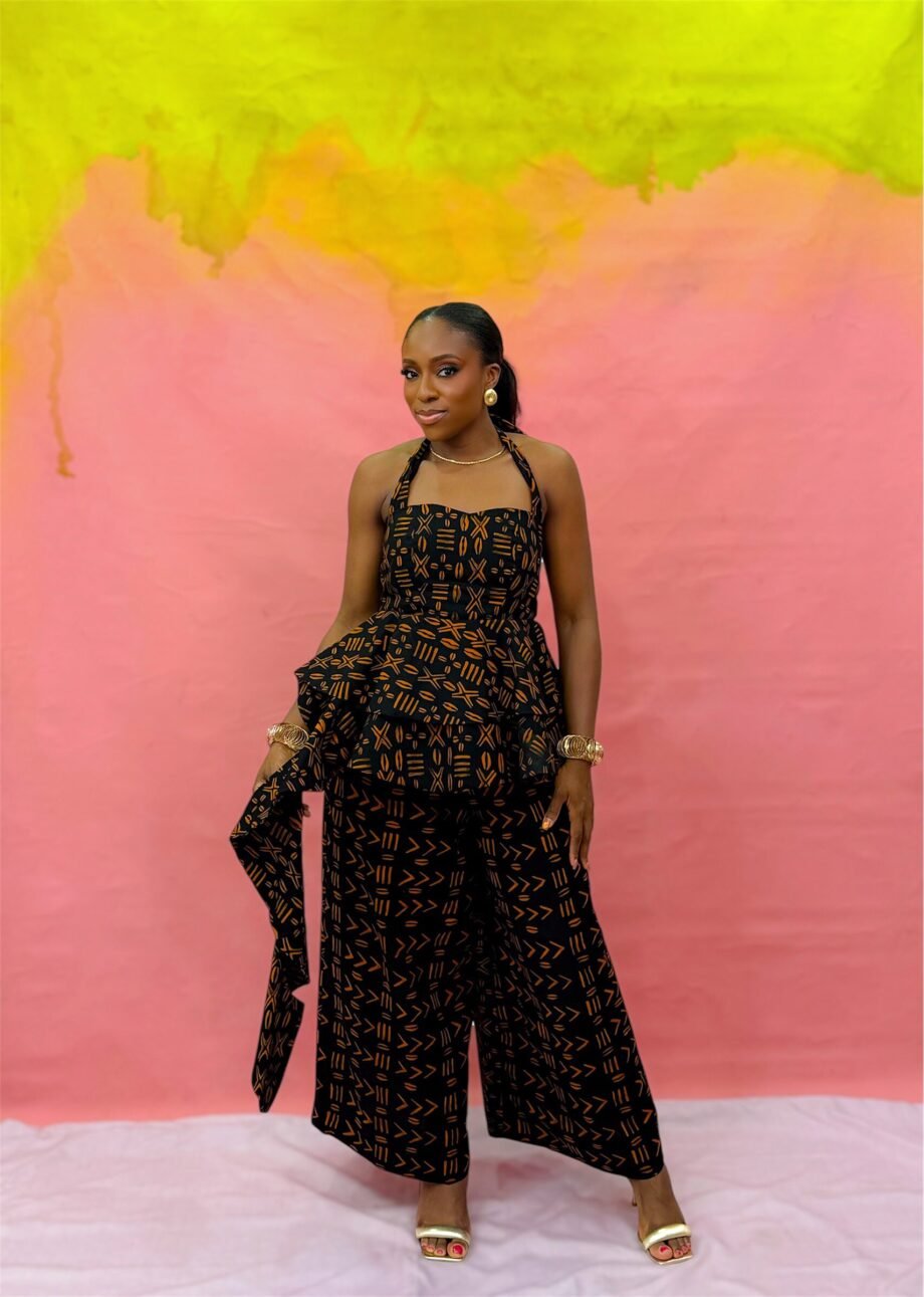 Julia Cullote Pant Set In Black