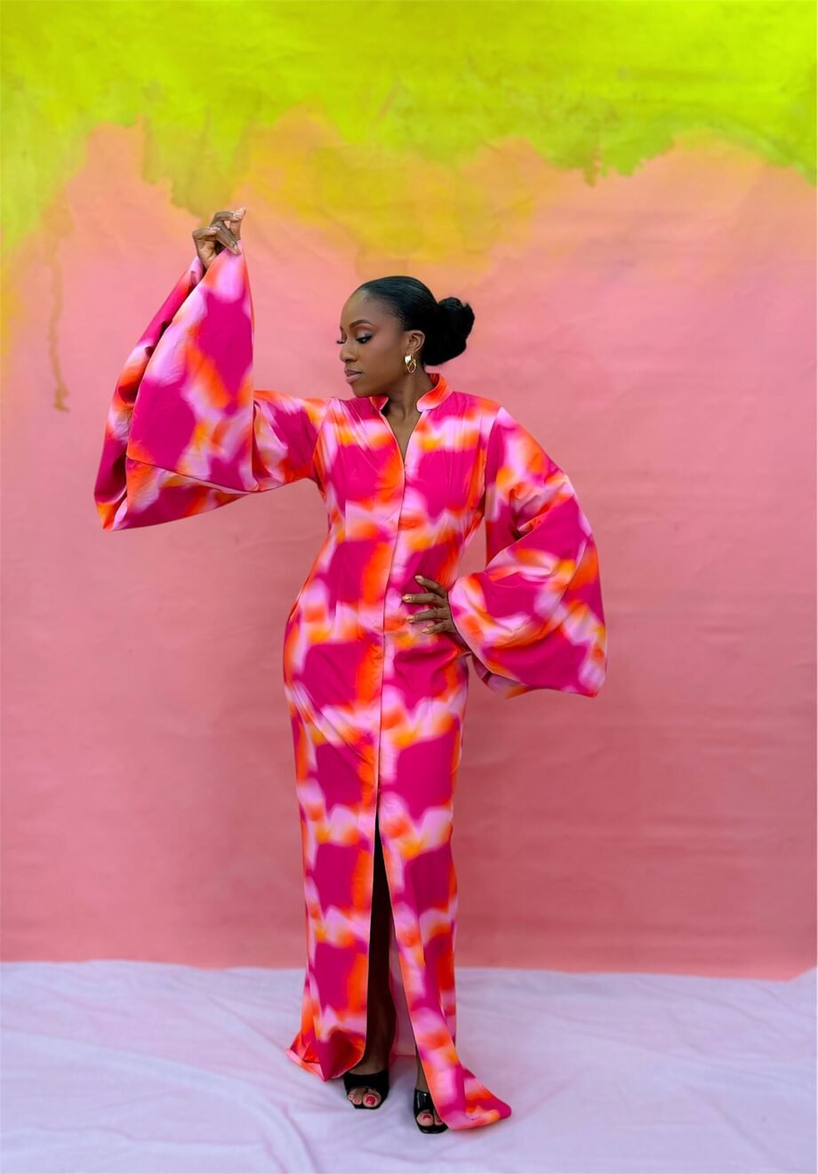 Hafsat Dress In Pink