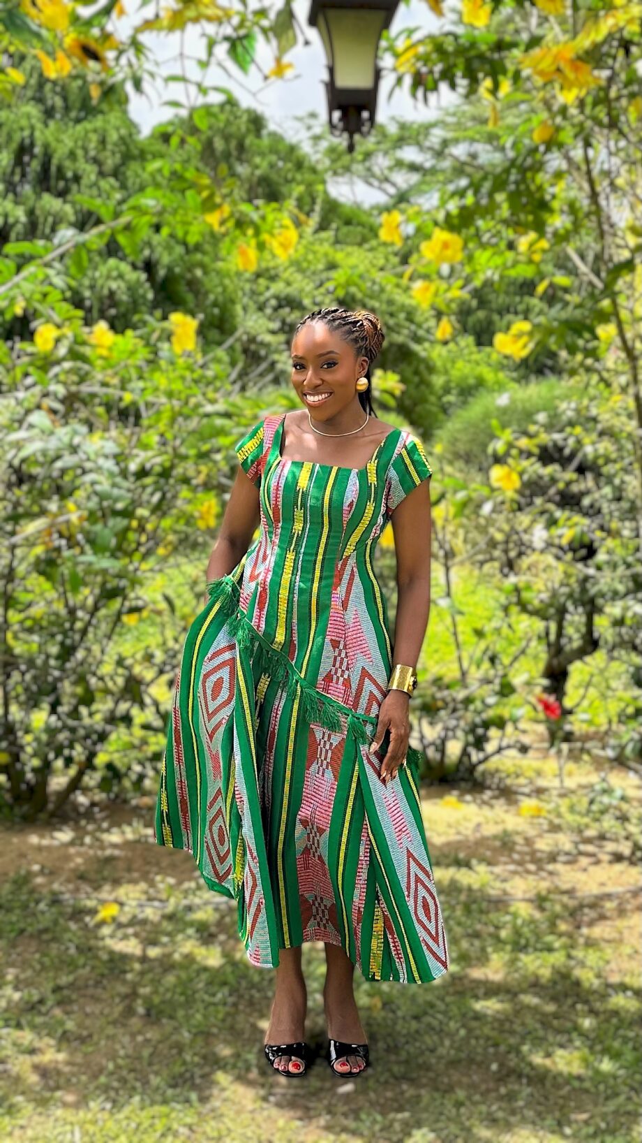 Uloma Akwete Fringe Dress